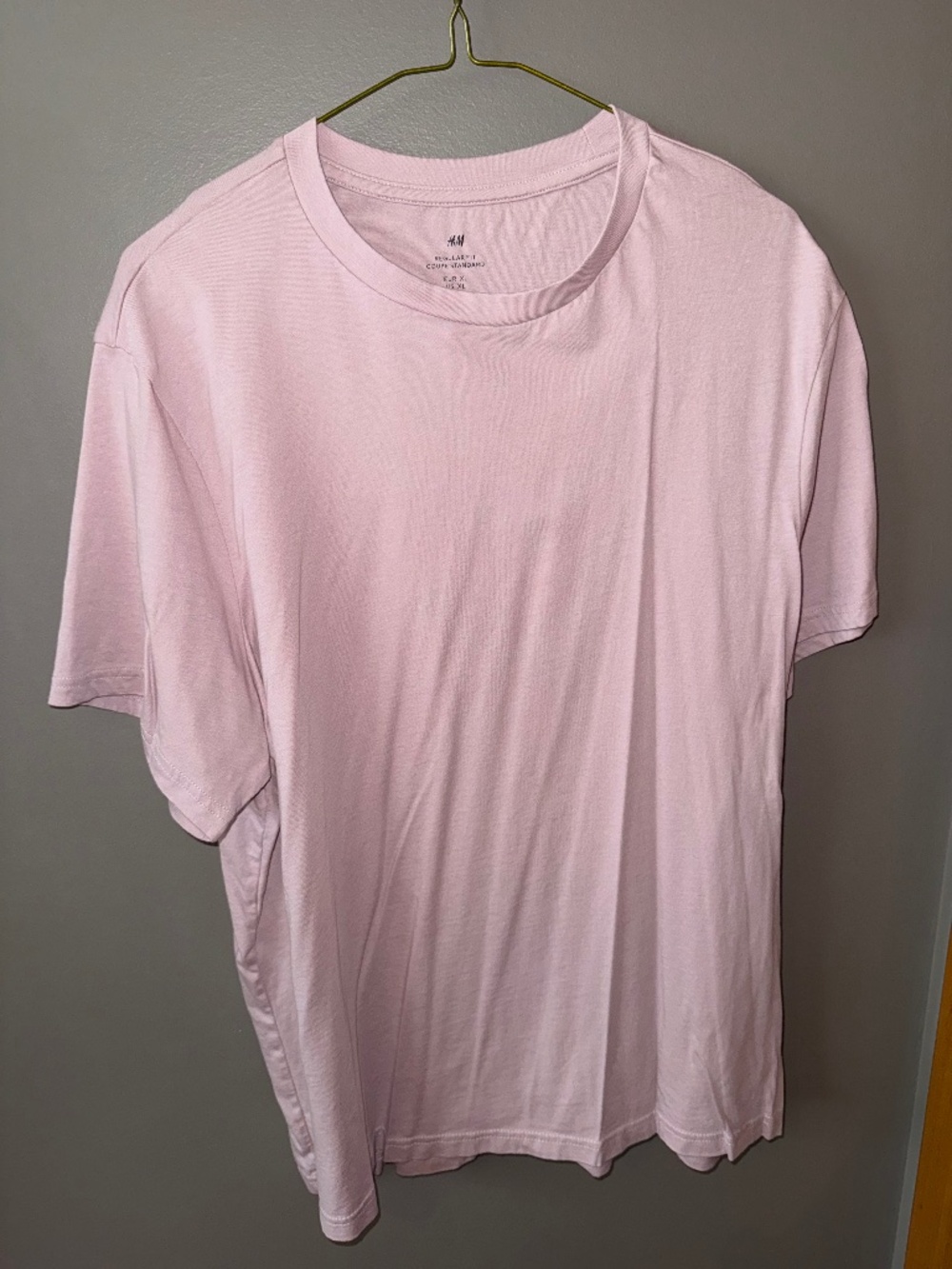 H&M Regular Fit Pink Tee